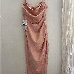 ASOS Strapless Blush Dress